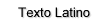 Texto Latino