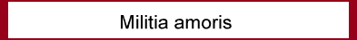 Militia amoris