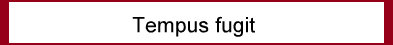 Tempus fugit